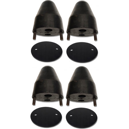 4x ODBÓJ RESORU 130x160 PRZYCZEPY IFA HL/HW 8011 6011 + 4x PŁYTKA SPRĘŻYSTA